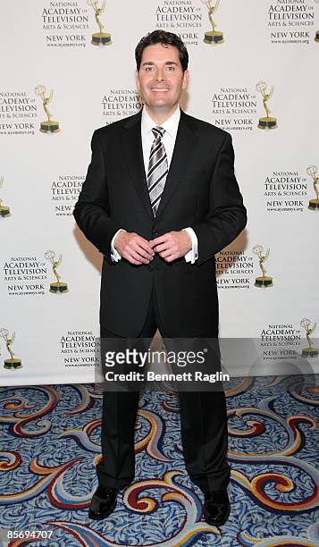 Personality John Bathke attends the 52nd annual New York Emmy Awards gala at the Marriott Marquis on March 29, 2009 in New York City.