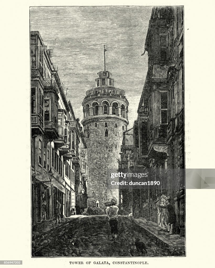 Torre de Gálata, Constantinopla