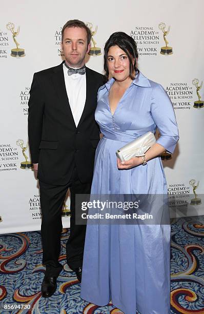 Directors Alan Cooke and Dawn Scibilia attend the 52nd annual New York Emmy Awards gala at the Marriott Marquis on March 29, 2009 in New York City.