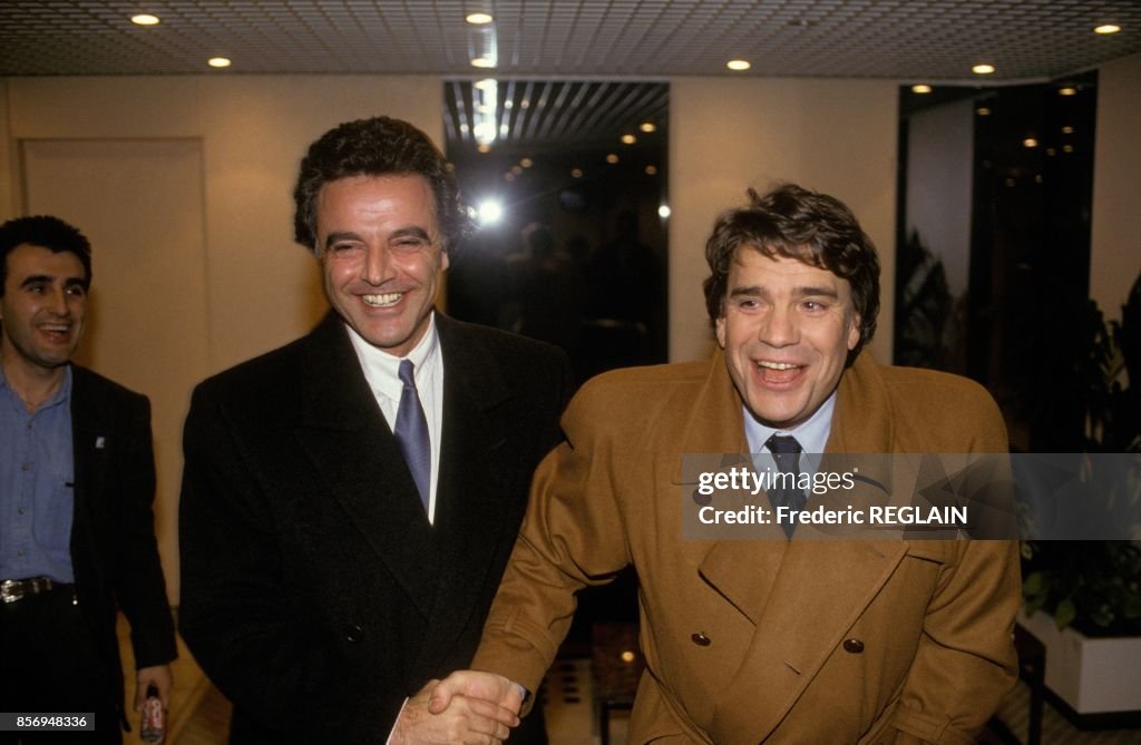Alain Afflelou Et Bernard Tapie Sur TF1