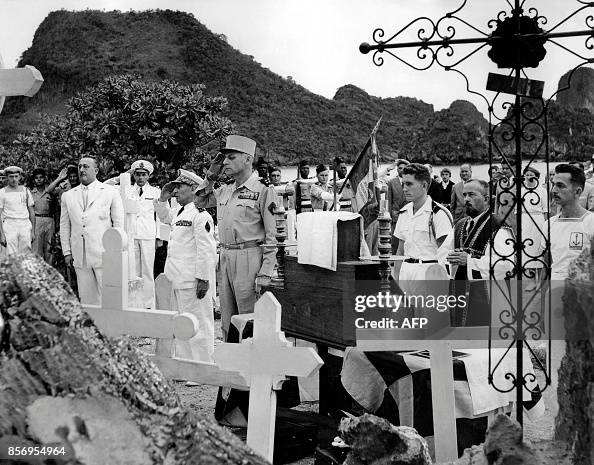 Colonel Conchie French General René Cogny , surrounded by Contre-Amiral Jean-Marie ...