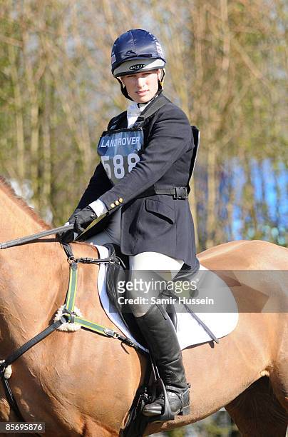 Zara Phillips competes on Ardfield Magic Star during day 2 of the Gatcombe Horse Trials on March 29, 2009 at Gatcombe Park, Stroud, England.