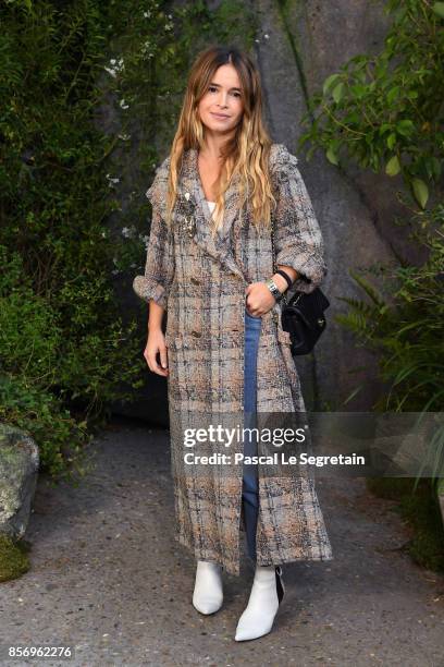 Miroslava Duma attends the Chanel show as part of the Paris Fashion Week Womenswear Spring/Summer 2018 on October 3, 2017 in Paris, France.