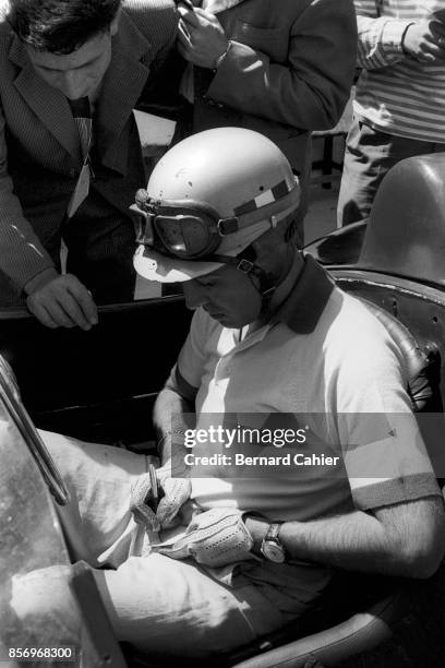 Luigi Musso, Ferrari 250 Testa Rossa, Targa Florio, Sicily, 05 November 1956.