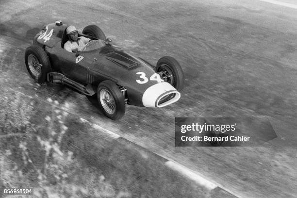 Luigi Musso, Ferrari 801, Grand Prix of Pescara, Pescara Circuit, 18 August 1957.