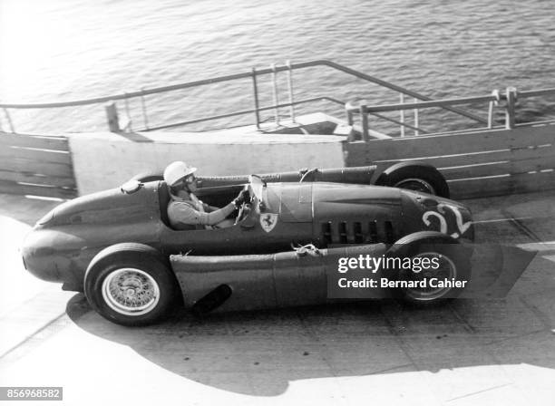 Luigi Musso, Ferrari D50, Grand Prix of Monaco, Circuit de Monaco, 13 May 1956.