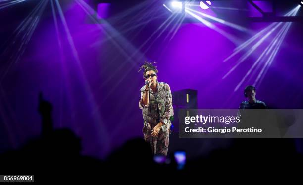 Ghali Italian Rapper Concert Ghali (Rapper) Photos and Premium High Res Pictures - Getty Images