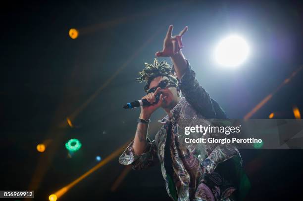 Ghali Italian Rapper Concert 466 Ghali (Rapper) Photos & High Res Pictures - Getty Images