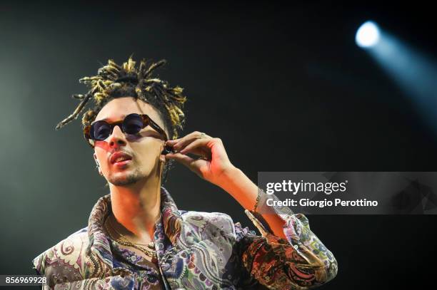 Ghali Italian Rapper Concert Ghali (Rapper) Photos and Premium High Res Pictures - Getty Images