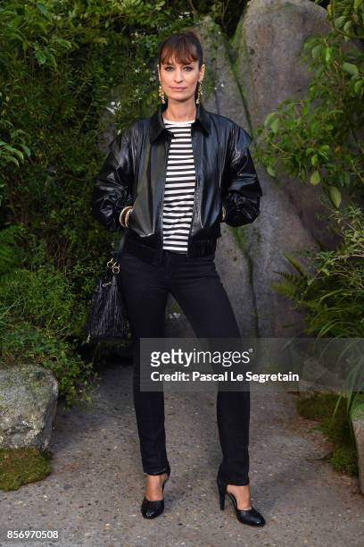 Caroline de Maigret attends the Chanel show as part of the Paris Fashion Week Womenswear Spring/Summer 2018 on October 3, 2017 in Paris, France.