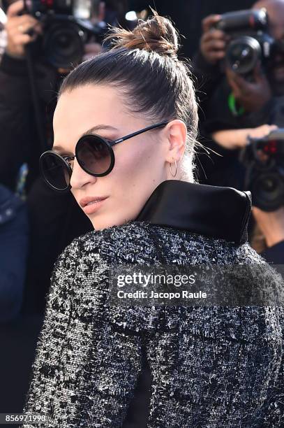 Anna Brewster is seen arriving at Chanel show during Paris Fashion Week Womenswear Spring/Summer 2018on October 3, 2017 in Paris, France.