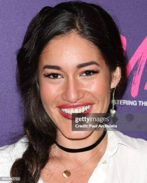 Actress Q'orianka Kilcher attends the premiere of Dark Sky Films' "M.F.A." at The London West Hollywood on October 2, 2017 in West Hollywood,...