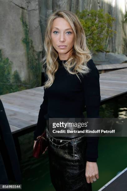 Laura Smet attends the Chanel show as part of the Paris Fashion Week Womenswear Spring/Summer 2018 on October 3, 2017 in Paris, France.