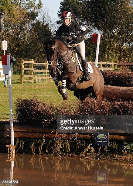 Zara Phillips competes during day 2 of Gatcombe Horse Trials on March 29, 2009 at Gatcombe Park in Stroud, England.