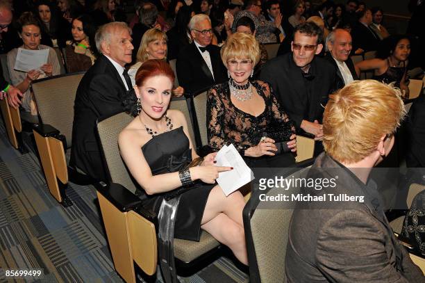 Actress Kat Kramer and B.I.F.F. Board Member Karen Kramer sit in the audience at the awards ceremony at the Closing Night Gala for the 1st Annual...