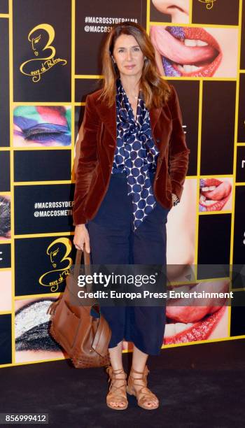 Ana Garcia Sineriz attends the 'M-A-C collection' photocall at El Principito disco on October 2, 2017 in Madrid, Spain.