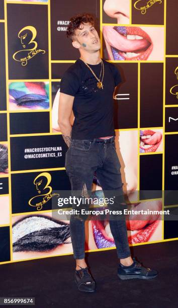 Fernando Gamez Gomez attends the 'M-A-C collection' photocall at El Principito disco on October 2, 2017 in Madrid, Spain.