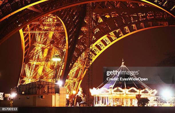 The famous france landmark Arc de Triomphe de L´Etoile in Paris, France on February 25,2009. It was built in 1806 at the behest of Napoleon I. At the...