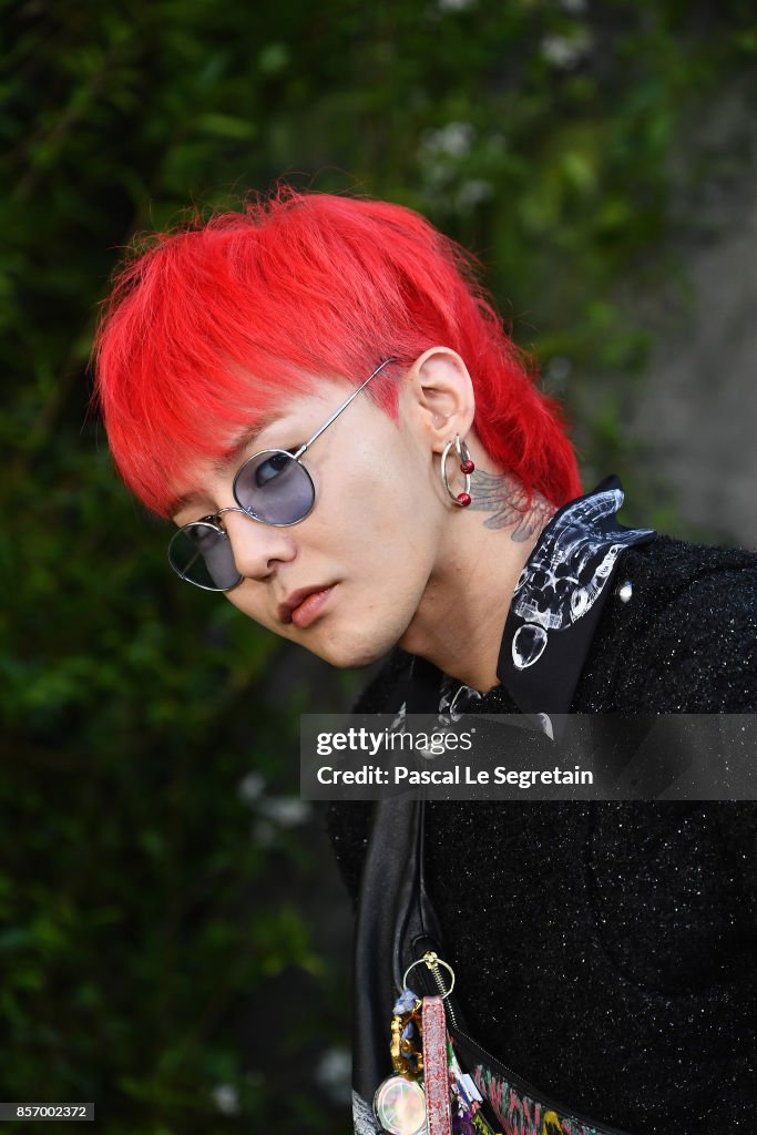 G-Dragon attends the Chanel show as part of the Paris Fashion Week News  Photo - Getty Images