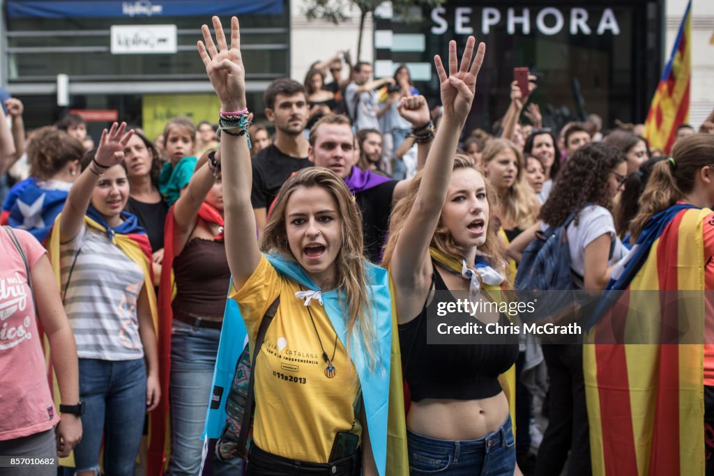 Aftermath Of The Catalonian Independence Referendum