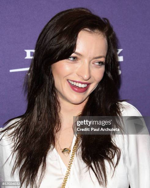 Actress Francesca Eastwood attends the premiere of Dark Sky Films' "M.F.A." at The London West Hollywood on October 2, 2017 in West Hollywood,...