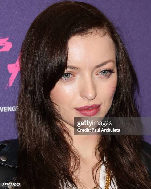 Actress Francesca Eastwood attends the premiere of Dark Sky Films' "M.F.A." at The London West Hollywood on October 2, 2017 in West Hollywood,...