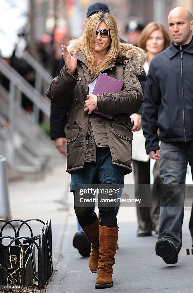 Celebrity Sightings in New York - March 30, 2009