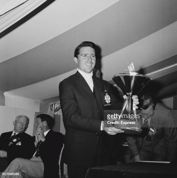 South African golfer Gary Player, winner of the 1965 Piccadilly World Match Play Championship, UK, 18th October 1965.