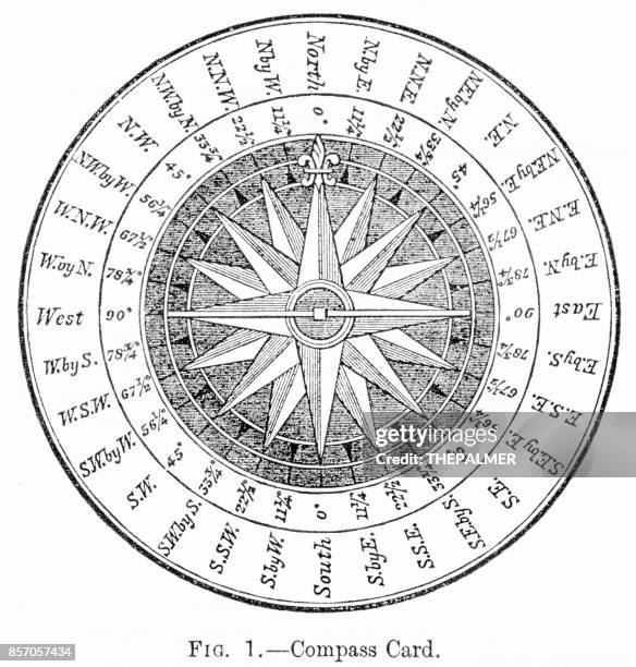 Compass Card Vector Compass Card Photos and Premium High Res Pictures - Getty Images