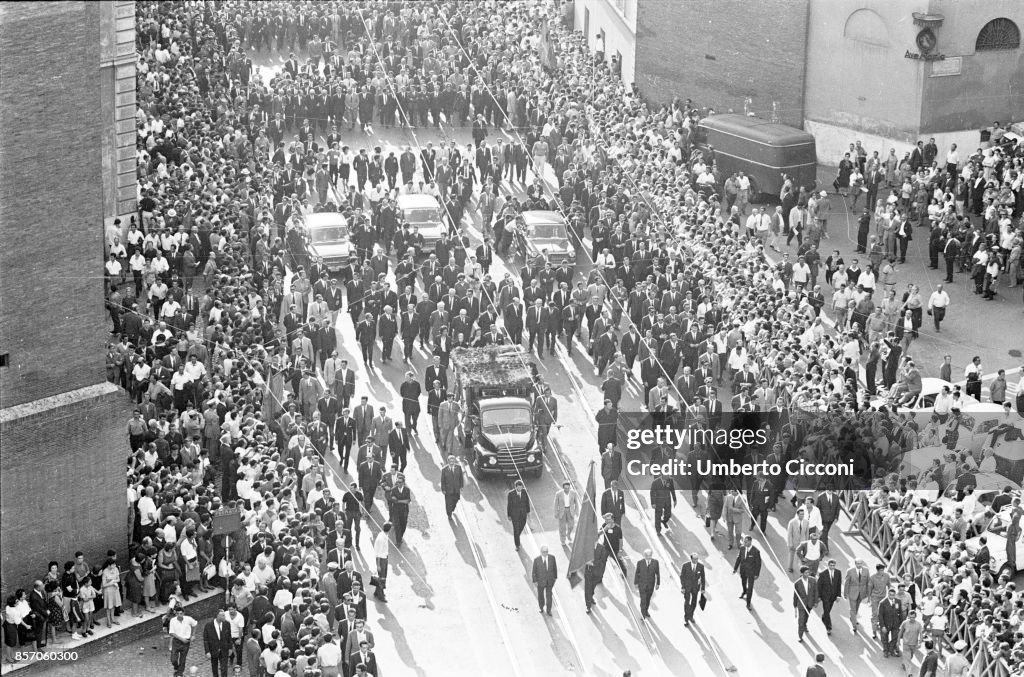 Palmiro Togliatti's funeral in 1964