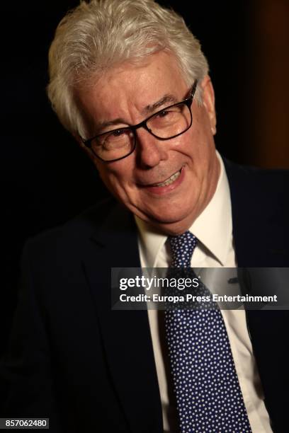 British novelist Ken Follett presents 'A Column of Fire', part of the 'Kingsbridge' series after The Pillars of the Earth and World Without End on...