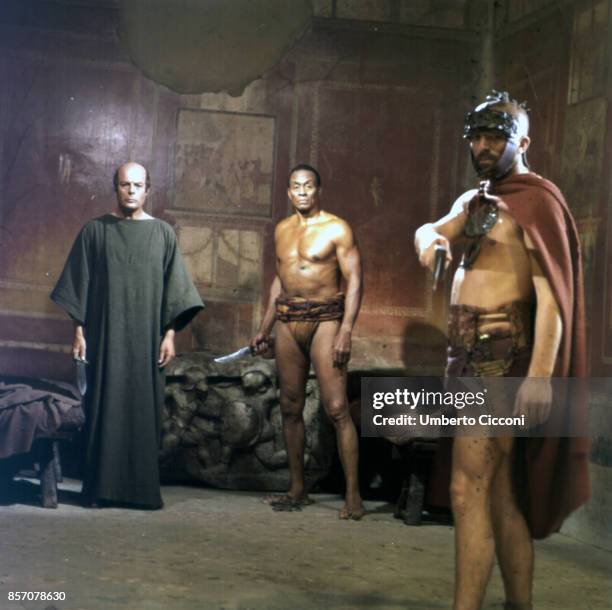 Film set of 'Scipione detto anche l'Africano', film directed by Luigi Magni.