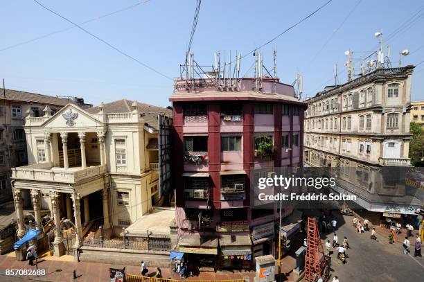 Parsi temple in Mumbai in Mumbai on March 12, 2012 in Mumbai, India.