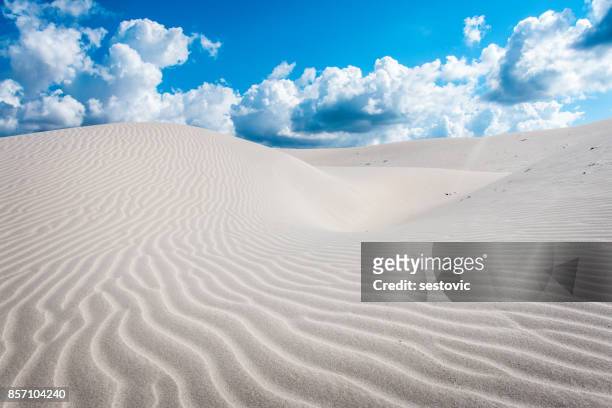 dunes, porto pino, italy, sardinia - sand dune stock pictures, royalty-free photos & images
