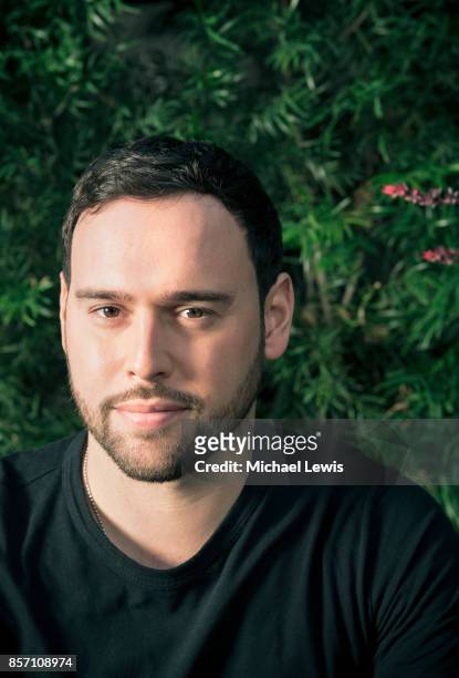 Talent manager Scooter Braun photographed for Fortune Magazine on February 4 at home in Los Angeles, California.