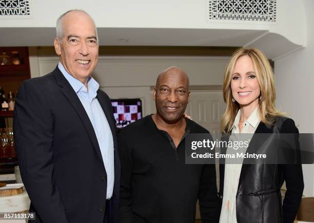 Co-Chairman/CEO, Fox Television Group, Gary Newman, Writer/Director/Producer John Singleton, and Co-Chairman/CEO, Fox Television Group, Dana Walden...