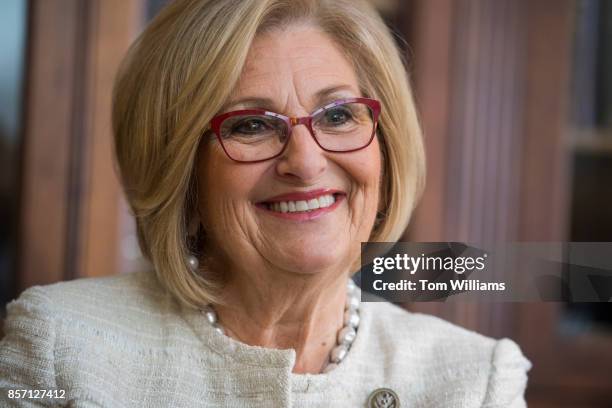 Rep. Diane Black, R-Tenn., chairman of the House Budget Committee, is interviewed in her Longworth Building office on October 3, 2017.