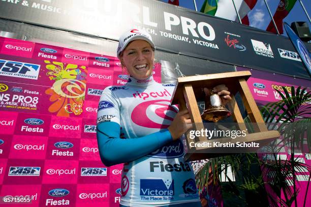 Surfing. Monday, March 24, 2008. ASP Women¿s World Tour. Rip Curl Pro Bells Beach presented by Ford Fiesta, March 19 ¿ March 24. Bells Beach,...