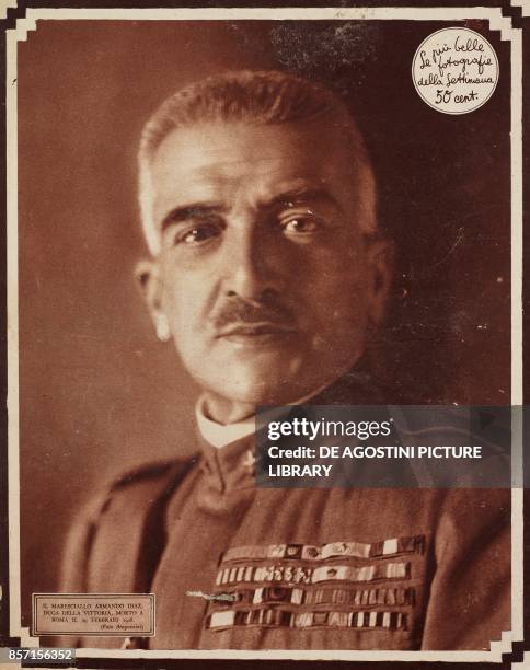 Portrait of the Italian General Armando Diaz , photograph from Il Secolo Illustrato, Year XVII, No 10, March 3-10, 1928.