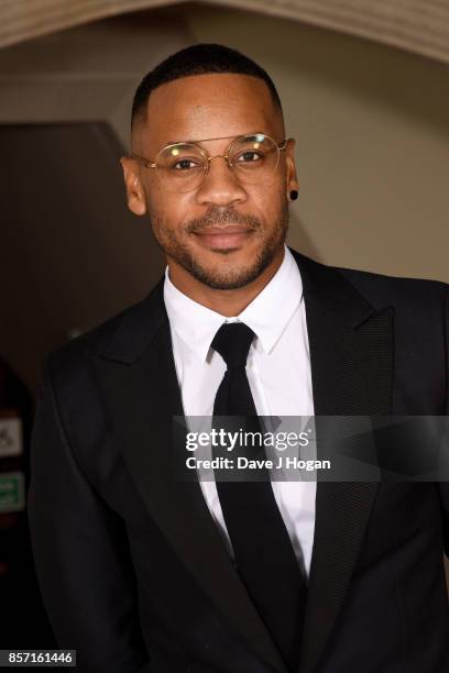 Reggie Yates attends the BFI Luminous Fundraising Gala at The Guildhall on October 3, 2017 in London, England.