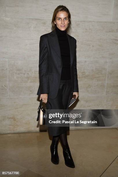 Gaia Repossi attends the Louis Vuitton show as part of the Paris Fashion Week Womenswear Spring/Summer 2018 on October 3, 2017 in Paris, France.