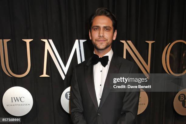 Luke Pasqualino attends the BFI and IWC Luminous Gala at The Guildhall on October 3, 2017 in London, England.