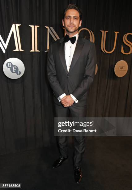 Luke Pasqualino attends the BFI and IWC Luminous Gala at The Guildhall on October 3, 2017 in London, England.