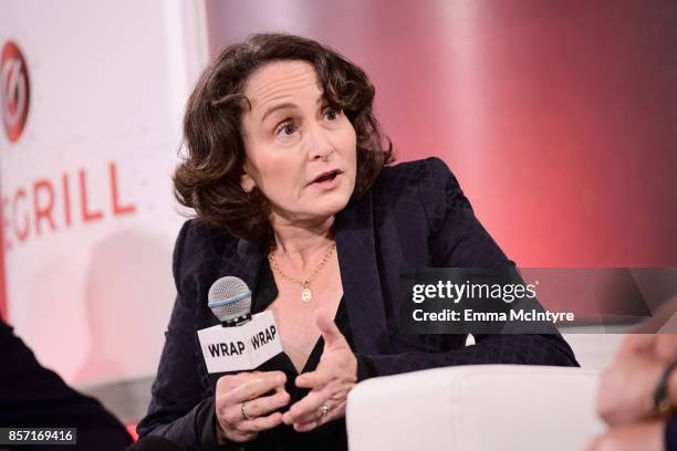 Executive Producer, Color Force, Nina Jacobson speaks onstage at TheWrap's 8th Annual TheGrill at Montage Beverly Hills on October 3, 2017 in Beverly...