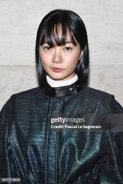 Bae Doona attends the Louis Vuitton show as part of the Paris Fashion Week Womenswear Spring/Summer 2018 on October 3, 2017 in Paris, France.