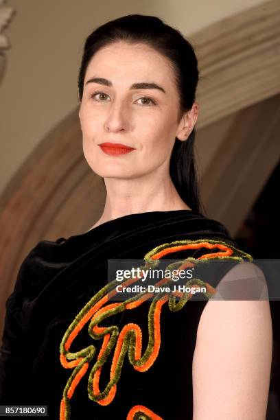 Erin O'Conner attends the BFI Luminous Fundraising Gala at The Guildhall on October 3, 2017 in London, England.