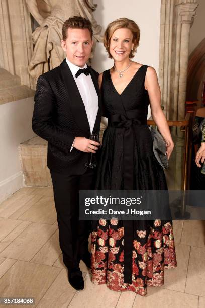 Nick Candy and Amanda Staveley attend the BFI Luminous Fundraising Gala at The Guildhall on October 3, 2017 in London, England.