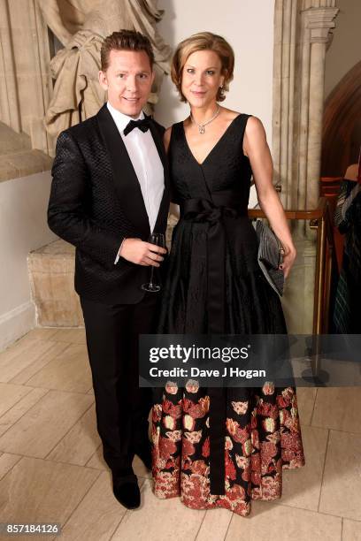 Nick Candy and Amanda Staveley attend the BFI Luminous Fundraising Gala at The Guildhall on October 3, 2017 in London, England.