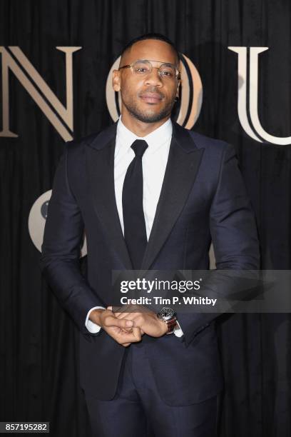 Reggie Yates attends the BFI Luminous Fundraising Gala at The Guildhall on October 3, 2017 in London, England.