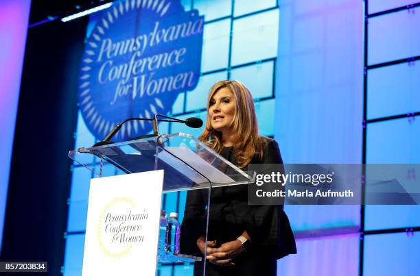 Author Joanne Ryder speaks during Pennsylvania Conference For Women 2017 at Pennsylvania Convention Center on October 3, 2017 in Philadelphia,...